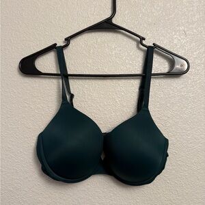 PINK Elegant Dark Green Women's Bra